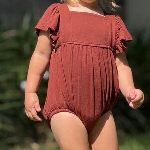 Kate Quinn Chocolate Romper